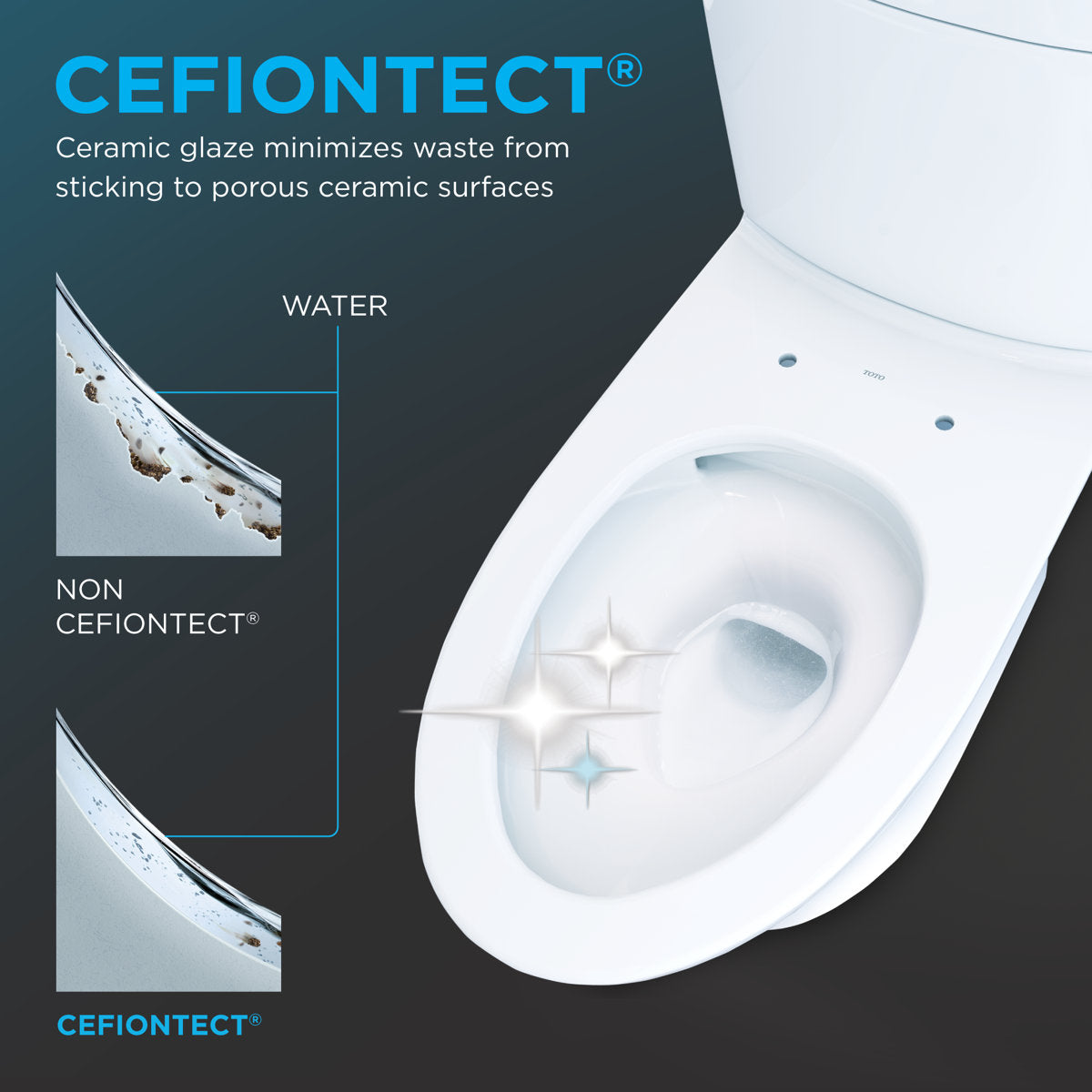 Aquia® Dual-Flush Elongated Two-Piece Toilet with Tornado Flush (Seat Included) MS446234CEMGN#01