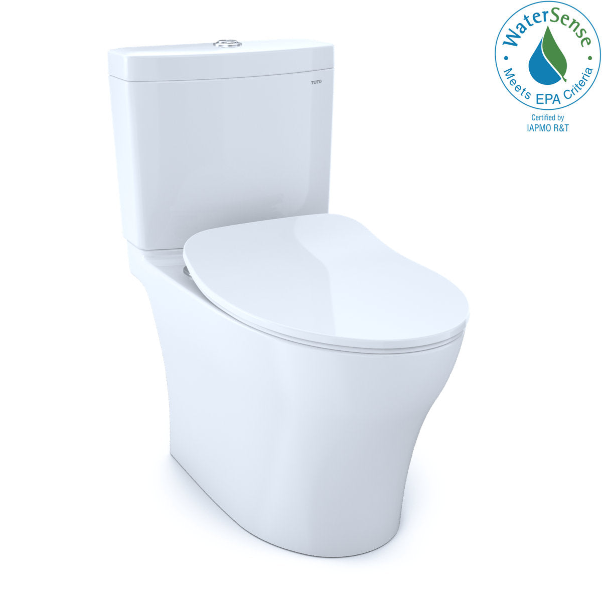 Aquia® Dual-Flush Elongated Two-Piece Toilet with Tornado Flush (Seat Included) MS446234CEMGN#01
