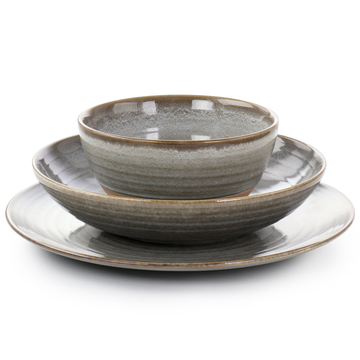 Gibson Elite 12 Piece Dreamweaver Round Earthenware Dinnerware Set