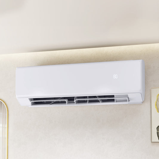 18000 BTU Dual Zone Ductless Mini Split Air Conditioner and Heat Pump System with WiFi